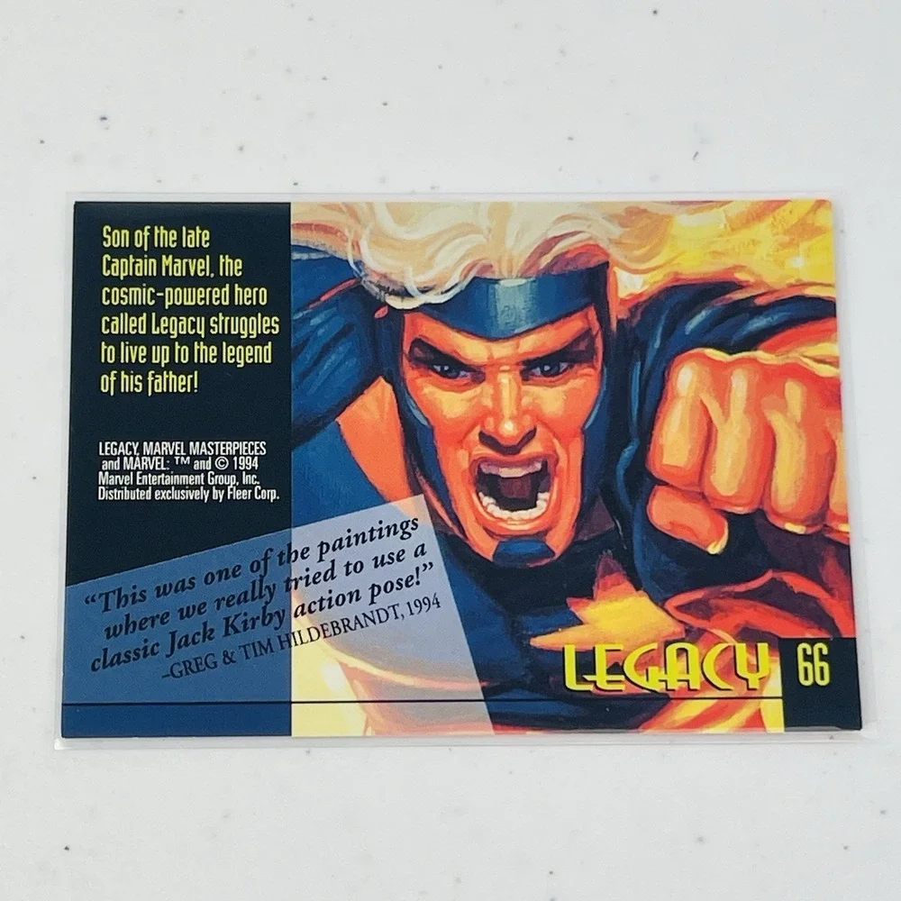 1994 Fleer Marvel Masterpieces Hildebrandt Brothers 66 Legacy Trading Card